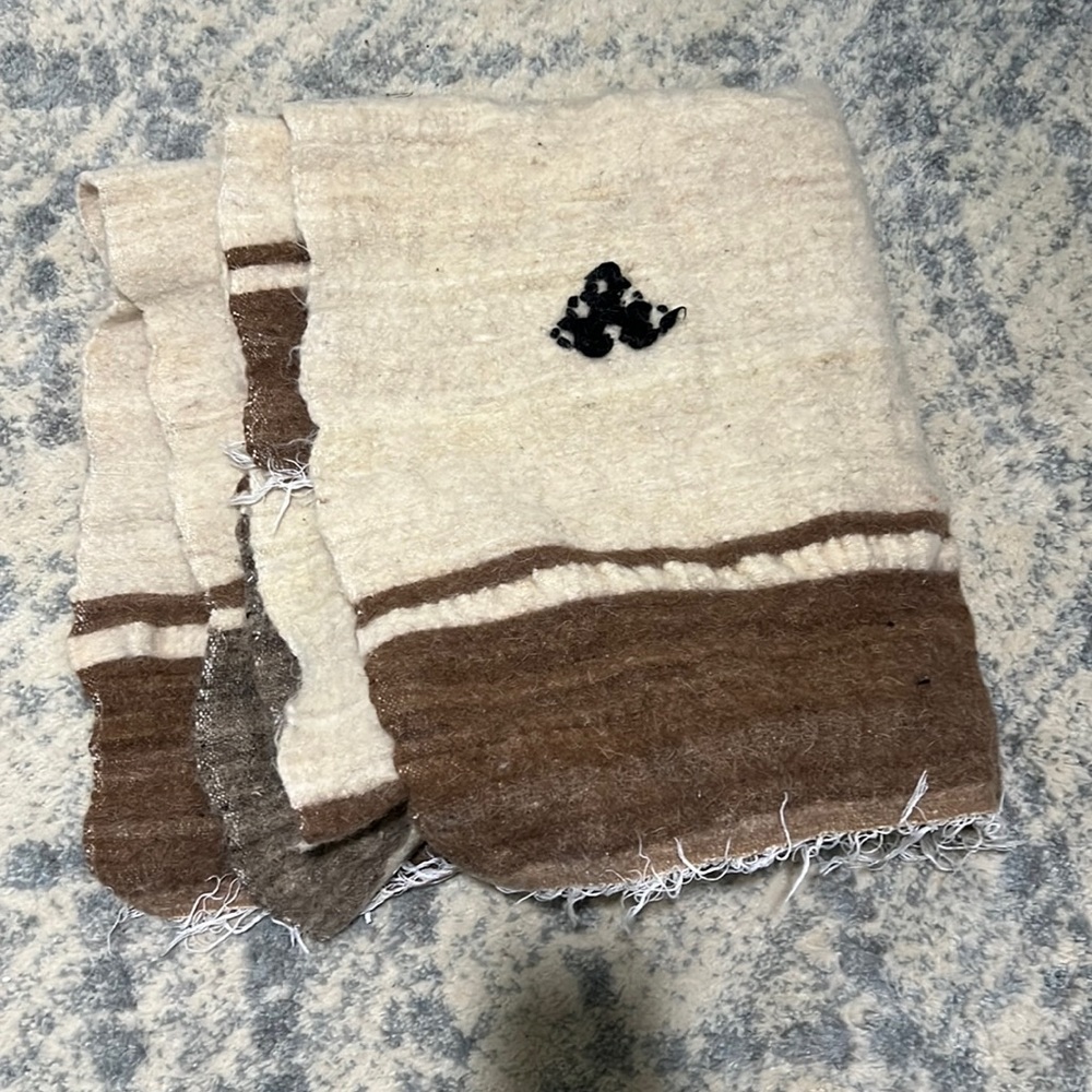 Authentic wool blanket